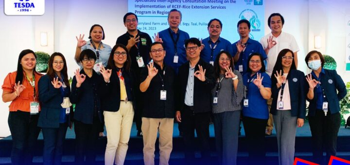 TESDA R3 partakes in the Specialized Inter-Agency Consultation Meeting on the Implementation of the RCEF-Rice Extension Services Program in Region III