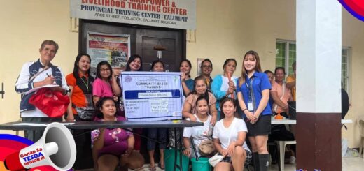 TESDA Calumpit and BMLTC Conduct Livelihood Training for Typhoon Enteng Evacuees