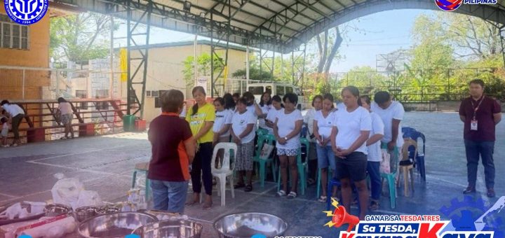 TESDA PTC Calumpit Conducts Bread and Pastry Making Training for Women in Bulacan