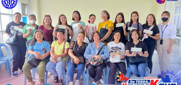 TESDA PTC Calumpit Distributes Training Support Fund to STEP Dressmaking NC II Graduates